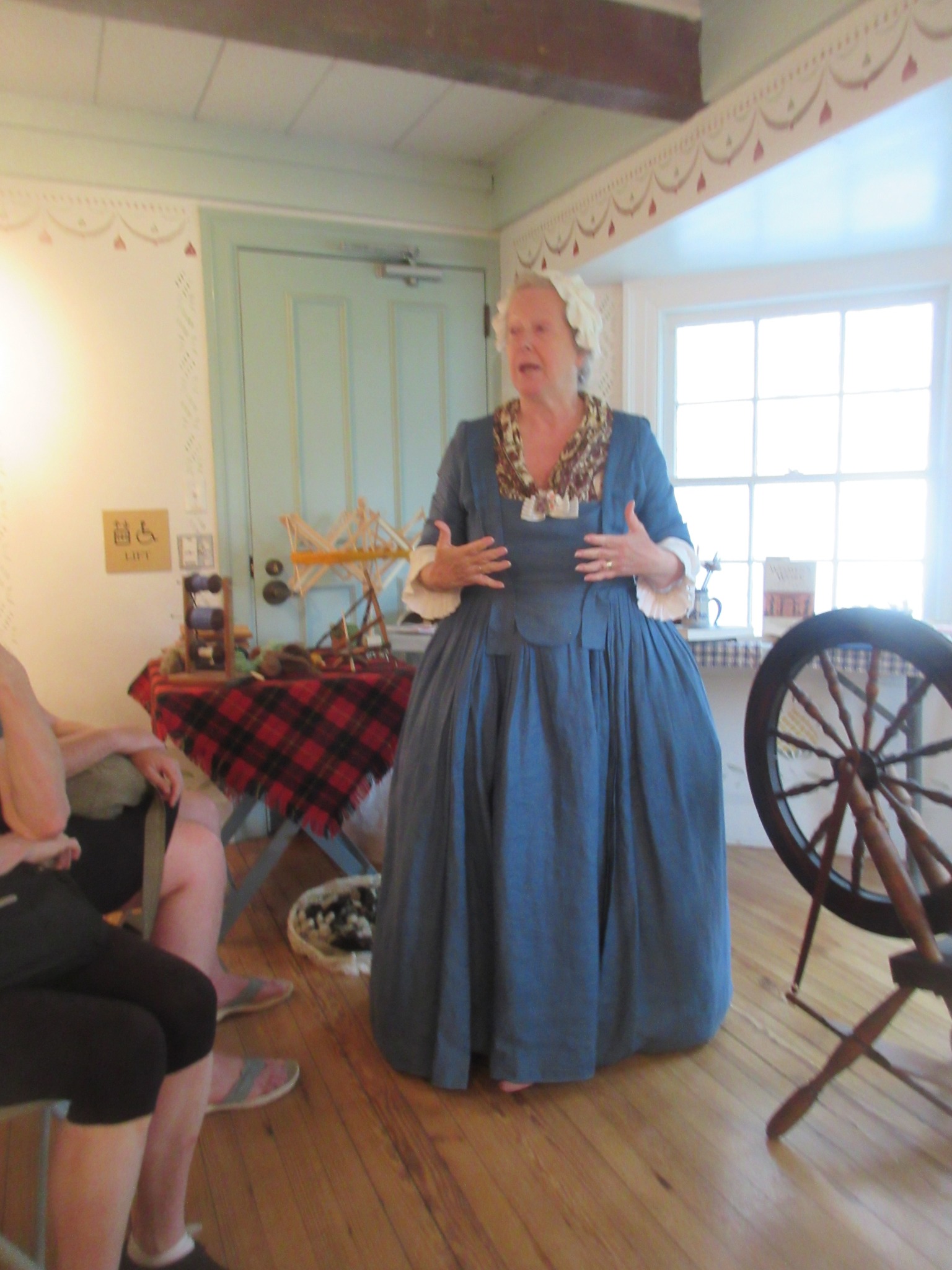 Lecturing at The School of the Loyalist, East Jersey Olde Towne Village, July 2023.