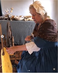 Spinning at the Dey Mansion, February 2021