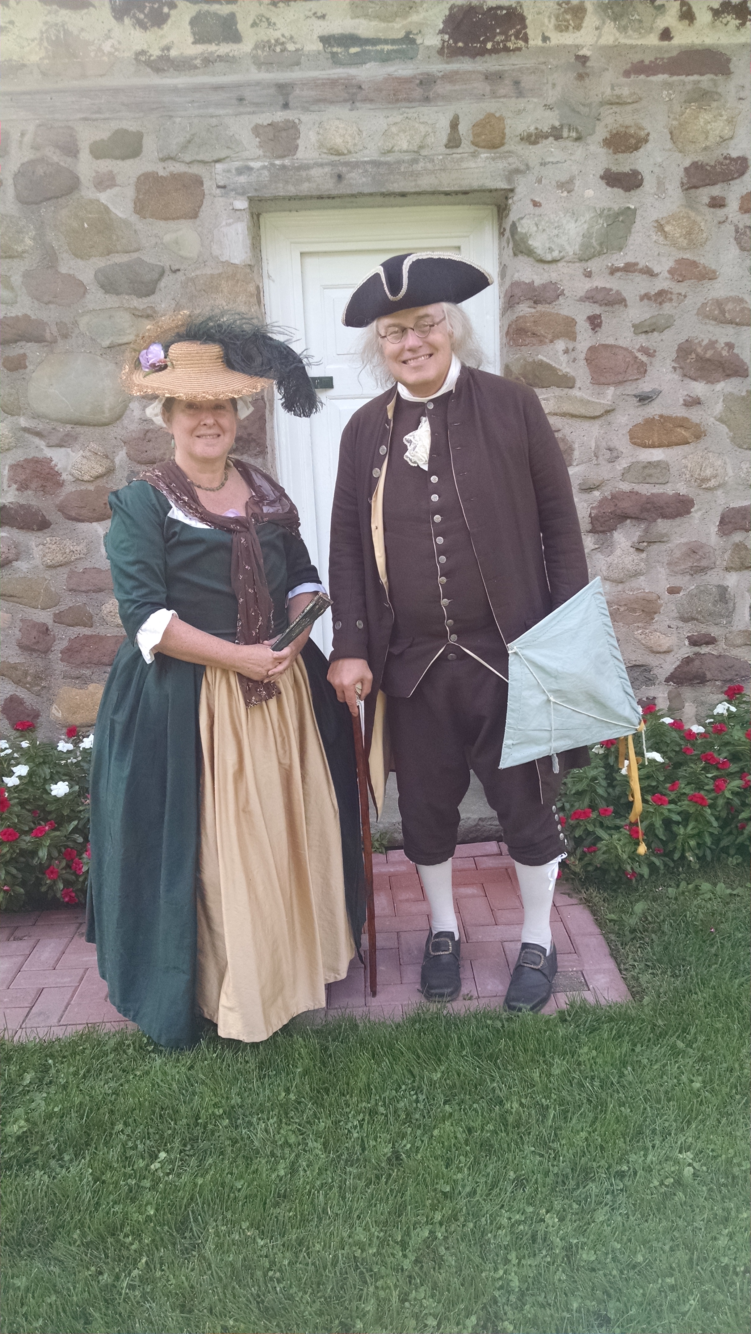 Jack & Celeste Sherry at the DeWint House, Tappan, NY.